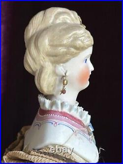 Antique German 16 Dornheim, Koch & Fischer Parian Dresden Parian Fashion Doll