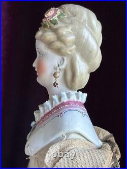 Antique German 16 Dornheim, Koch & Fischer Parian Dresden Parian Fashion Doll