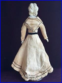 Antique German 16 Dornheim, Koch & Fischer Parian Dresden Parian Fashion Doll