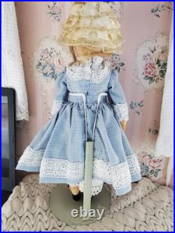 Antique German 16 Gebruder Heubach Wagner Zetsche 10566 Shoulder Head Doll Antique German 16 Gebruder Heubach Wagner Zetsche 10566 Shoulder Head Doll