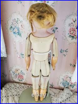 Antique German 16 Gebruder Heubach Wagner Zetsche 10566 Shoulder Head Doll Antique German 16 Gebruder Heubach Wagner Zetsche 10566 Shoulder Head Doll