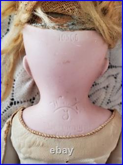 Antique German 16 Gebruder Heubach Wagner Zetsche 10566 Shoulder Head Doll Antique German 16 Gebruder Heubach Wagner Zetsche 10566 Shoulder Head Doll