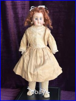 Antique German 16 Gebruder Kuhnlenz 38-28 Bisque Shoulder Belton Head Doll Antique German 16 Gebruder Kuhnlenz 38-28 Bisque Shoulder Belton Head Doll