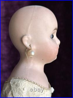 Antique German 16 Gebruder Kuhnlenz 38-28 Bisque Shoulder Belton Head Doll Antique German 16 Gebruder Kuhnlenz 38-28 Bisque Shoulder Belton Head Doll