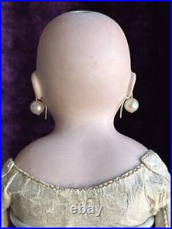 Antique German 16 Gebruder Kuhnlenz 38-28 Bisque Shoulder Belton Head Doll Antique German 16 Gebruder Kuhnlenz 38-28 Bisque Shoulder Belton Head Doll