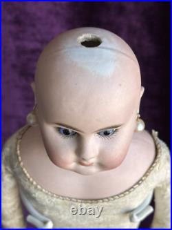Antique German 16 Gebruder Kuhnlenz 38-28 Bisque Shoulder Belton Head Doll Antique German 16 Gebruder Kuhnlenz 38-28 Bisque Shoulder Belton Head Doll