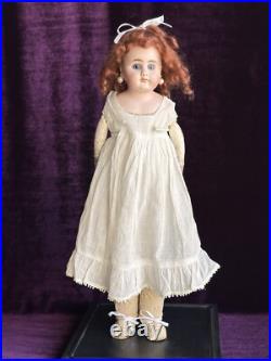 Antique German 16 Gebruder Kuhnlenz 38-28 Bisque Shoulder Belton Head Doll Antique German 16 Gebruder Kuhnlenz 38-28 Bisque Shoulder Belton Head Doll