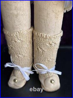 Antique German 16 Gebruder Kuhnlenz 38-28 Bisque Shoulder Belton Head Doll Antique German 16 Gebruder Kuhnlenz 38-28 Bisque Shoulder Belton Head Doll