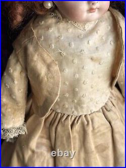 Antique German 16 Gebruder Kuhnlenz 38-28 Bisque Shoulder Belton Head Doll Antique German 16 Gebruder Kuhnlenz 38-28 Bisque Shoulder Belton Head Doll