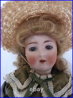 Antique German 16 Hertel Schwab Mold # 136 Bisque Head Compo Body Dressed Doll Antique German 16 Hertel Schwab Mold # 136 Bisque Head Compo Body Dressed Doll
