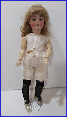 Antique German 16 Hertel Schwab Mold # 136 Bisque Head Compo Body Dressed Doll Antique German 16 Hertel Schwab Mold # 136 Bisque Head Compo Body Dressed Doll