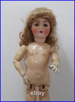 Antique German 16 Hertel Schwab Mold # 136 Bisque Head Compo Body Dressed Doll Antique German 16 Hertel Schwab Mold # 136 Bisque Head Compo Body Dressed Doll