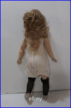 Antique German 16 Hertel Schwab Mold # 136 Bisque Head Compo Body Dressed Doll Antique German 16 Hertel Schwab Mold # 136 Bisque Head Compo Body Dressed Doll