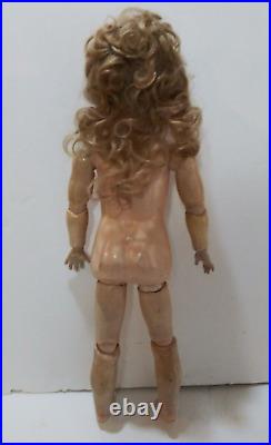 Antique German 16 Hertel Schwab Mold # 136 Bisque Head Compo Body Dressed Doll Antique German 16 Hertel Schwab Mold # 136 Bisque Head Compo Body Dressed Doll
