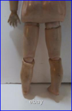 Antique German 16 Hertel Schwab Mold # 136 Bisque Head Compo Body Dressed Doll Antique German 16 Hertel Schwab Mold # 136 Bisque Head Compo Body Dressed Doll