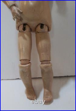 Antique German 16 Hertel Schwab Mold # 136 Bisque Head Compo Body Dressed Doll Antique German 16 Hertel Schwab Mold # 136 Bisque Head Compo Body Dressed Doll