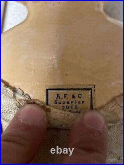 Antique German 17 A. F. & C Superior Papier Mache Doll with Label Beautiful Antique German 17 A. F. & C Superior Papier Mache Doll with Label Beautiful