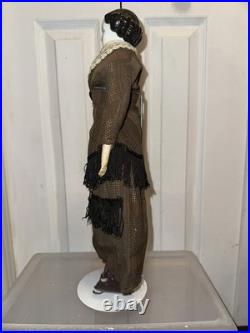 Antique German 19 Flat Top Highbrow China Shoulder Head Doll