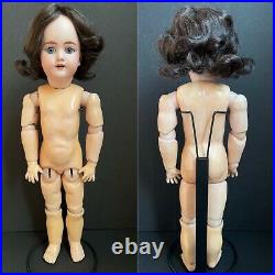 Antique German 19 Heinrich Handwerck 109 H Bisque Head Doll Comp. Body