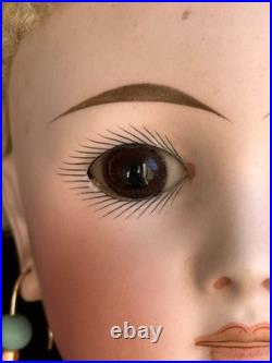 Antique German 20.5 Sonnenberg 117 Belton Type Closed Mouth Bisque Head Doll