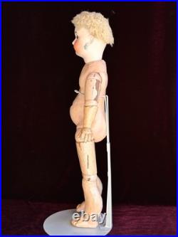 Antique German 20.5 Sonnenberg 117 Belton Type Closed Mouth Bisque Head Doll