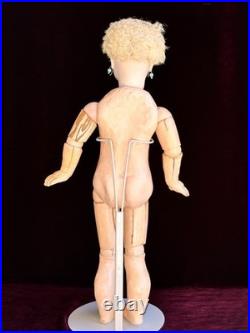 Antique German 20.5 Sonnenberg 117 Belton Type Closed Mouth Bisque Head Doll