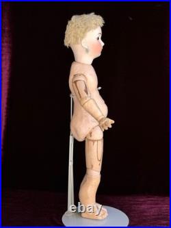 Antique German 20.5 Sonnenberg 117 Belton Type Closed Mouth Bisque Head Doll