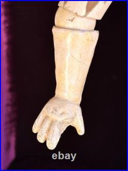 Antique German 20.5 Sonnenberg 117 Belton Type Closed Mouth Bisque Head Doll