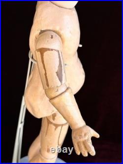 Antique German 20.5 Sonnenberg 117 Belton Type Closed Mouth Bisque Head Doll