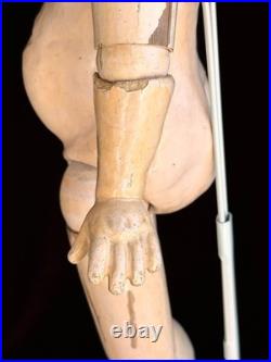 Antique German 20.5 Sonnenberg 117 Belton Type Closed Mouth Bisque Head Doll