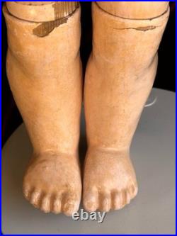 Antique German 20.5 Sonnenberg 117 Belton Type Closed Mouth Bisque Head Doll