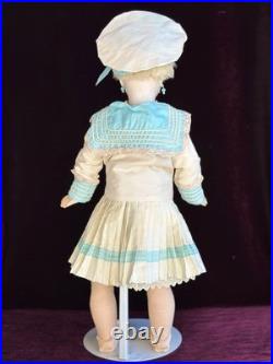 Antique German 20.5 Sonnenberg 117 Belton Type Closed Mouth Bisque Head Doll