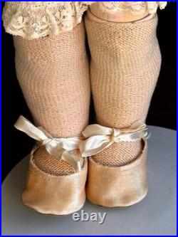Antique German 20.5 Sonnenberg 117 Belton Type Closed Mouth Bisque Head Doll
