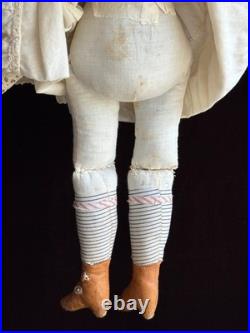 Antique German 20 Covered Wagon China Head Doll