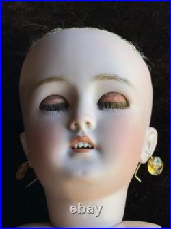 Antique German 21.5 Simon Halbig 1159 Fashion Lady Bisque Head Gibson Girl Doll