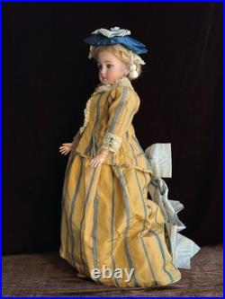 Antique German 21.5 Simon Halbig 1159 Fashion Lady Bisque Head Gibson Girl Doll