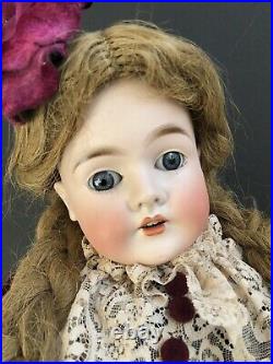 Antique German 21 Armand Marseille Queen Louise Bisque Head Doll