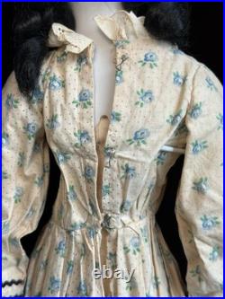 Antique German 21 Biedermeier Bald China Shoulder Head Doll