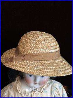 Antique German 21 Biedermeier Bald China Shoulder Head Doll