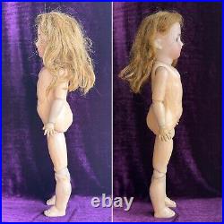 Antique German 21 Simon Halbig 540 Bisque Head Doll