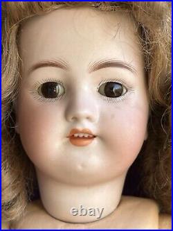 Antique German 21 Simon Halbig 550 Bisque Head Doll