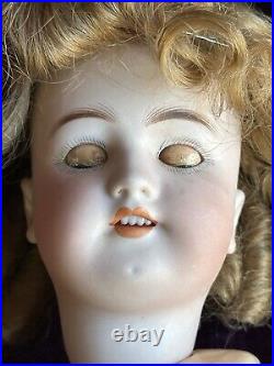 Antique German 21 Simon Halbig 550 Bisque Head Doll