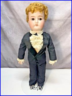 Antique German 22 Cuno Otto & Dressel 1912 Boy Doll CC-37