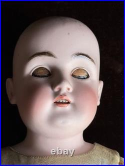 Antique German 22 Kestner 154 Bisque Shoulder Head Doll