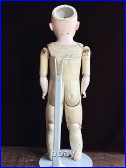 Antique German 22 Kestner 154 Bisque Shoulder Head Doll