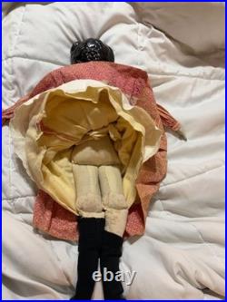 Antique German 22 inch China Doll with damage, as is