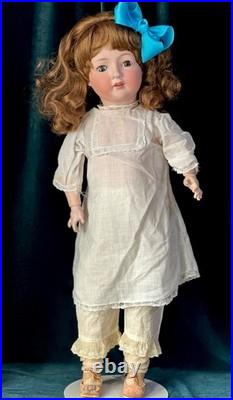 Antique German 24 Gebrüder Ohlhaver Revalo Bisque Head Doll
