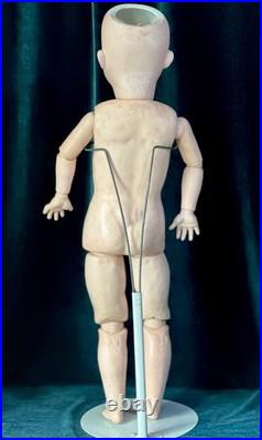 Antique German 24 Gebrüder Ohlhaver Revalo Bisque Head Doll