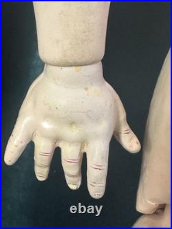 Antique German 24 Gebrüder Ohlhaver Revalo Bisque Head Doll