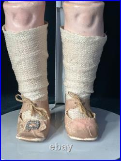 Antique German 24 Gebrüder Ohlhaver Revalo Bisque Head Doll